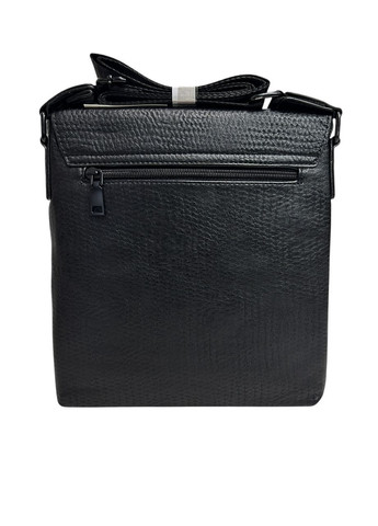Чоловіча сумка з еко-шкіри Darvoz 3810-3 чорна 27 х 24 х 3 No Brand (371682339)