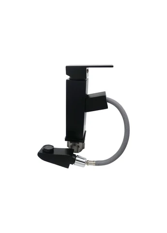 Змішувач для умивальника MILLZ витяжний гусак MRS-AL-B10 (black) 1/24 No Brand (375820989)