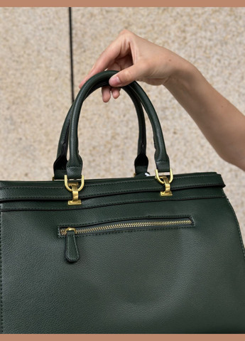 Жіноча сумка Guess з двома ручками зелена No Brand (296908839)