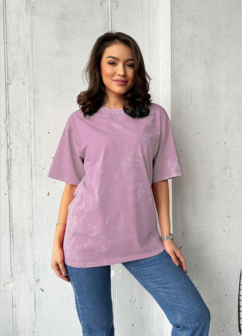 Жіноча базова трендова футболка оверсайз з турецької бавовни InFashion Футболка - (317311273)