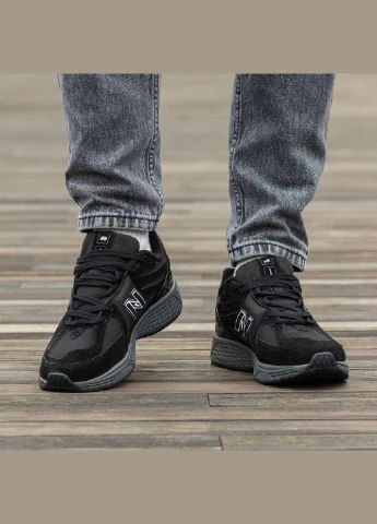 Чорні кросівки зимові чоловічі new balance 1906r winter black grey fleece gore-tex | нью беланс 1906r чорні сірі з флісом зимовий No Brand