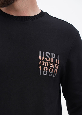 Свитшот U.S. Polo Assn мужской U.S. Polo Assn. - крой черный - (292505838)