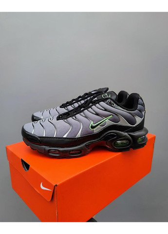 Сірі Осінні кросівки чоловічі nike air max tn grey green найк аір макс тн плюс No Brand