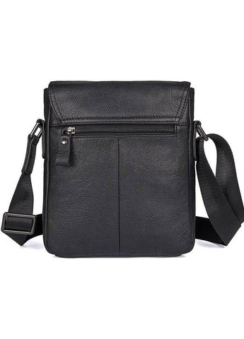 Сумка 14545 из натуральной кожи Черная Vintage (331910601)