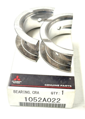 Вкладыши коренные (Main Bearings) коленчатого вала, комплект для двигателей 4G1x (Colt, Lancer), оригинал, 1052A022 Mitsubishi (365658308)