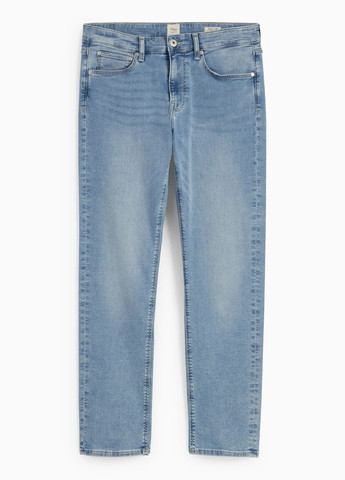 Голубые демисезонные джинсы slim fit C&A