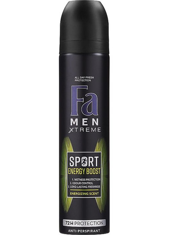 Дезодорант спрей Men Sport Double Power Boost Deodorant Spray 150ml (103334-36065) Fa (368667813)