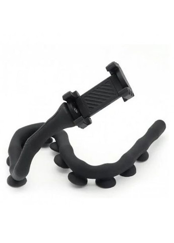 Гибкий держатель для телефона с присосками универсальный Cute Worm Lazy Holder. Цвет: черный No Brand (386147781)