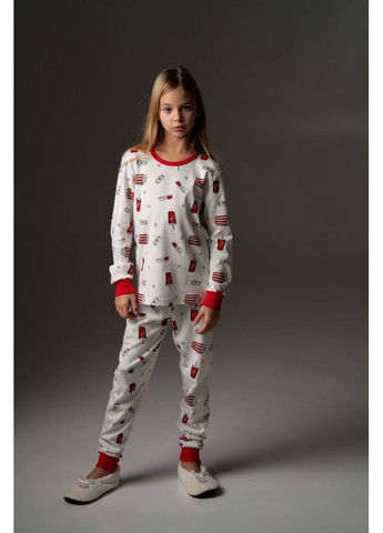 Комбинированная всесезон пижама детская из хлопка сinema 140-146 см рост 872361 German Volf 25124