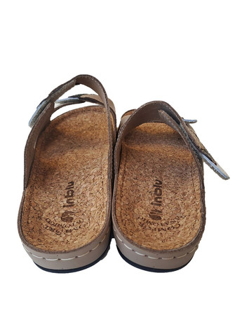 Капці жіночі на корковій устілці з липучкою відкриті Inblu (336214351)