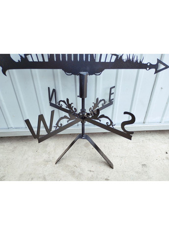 Флюгер Млин, Вітряк, флюгер на дах з металу 2 мм. No Brand (368896380)