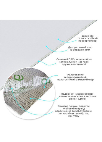 Виниловая плитка самоклеющаяся для ремонта в рулоне 600х3000х2мм Sticker Wall (368887522)