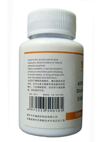 Розріджувач акрилових фарб Neroli 250 ml No Brand (324835119)