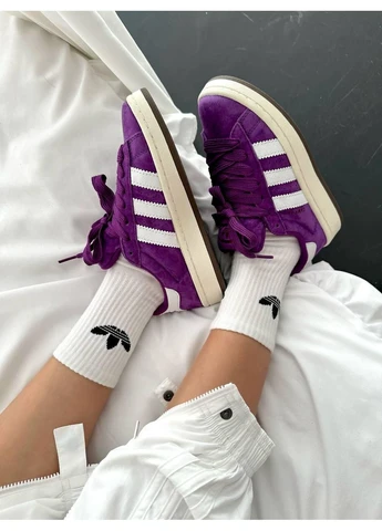 КРОСІВКИ ЖІНОЧІ ADIDAS CAMPUS 00S PURPLE SKATE АДІДАС КАМПУС ФІОЛЕТОВІ No Brand фіолетові демісезони (391005455)