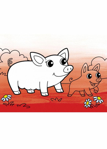 Малювалка для найменших. Кольори-друзі. 3-4 роки. АРТ19202У 9786170964373 РАНОК (296910827)