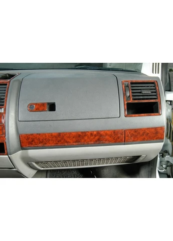 Накладки на торпедо (Турция) Дерево для Volkswagen T5 Transporter 2003-2010 гг Meric (390497297)