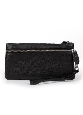 Женская кожаная косметичка-клюлчница Cosmetic bag 6001-A black Cossroll (291682960)