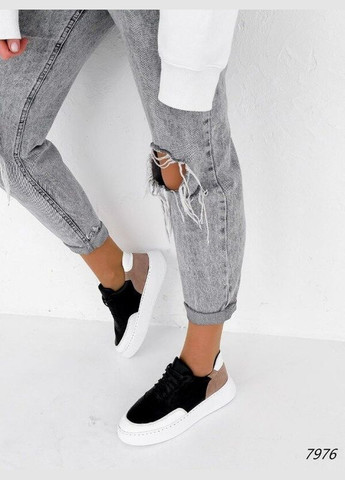 Шкіряні жіночі кросівки кеди, шкіряні кросівки Viscala Tissa комбіновані демісезони (316212999)