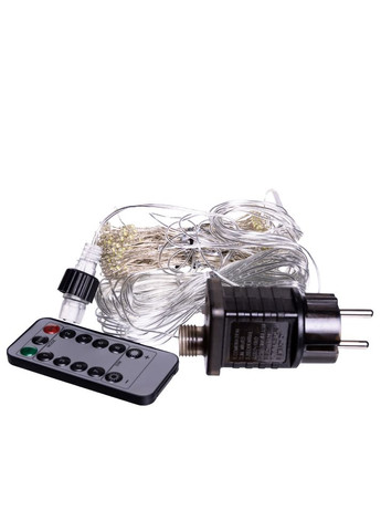 Новогодняя гирлянда Хвойная лапа 3х2 м 400 LED Белый свет D400LED2MW Garlando (370801326)