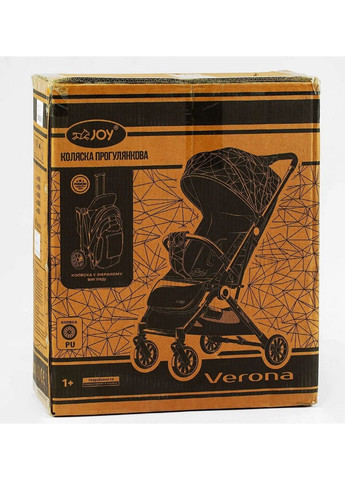 Коляска прогулочная детская " Verona телескопическая ручка Joy (288187107)