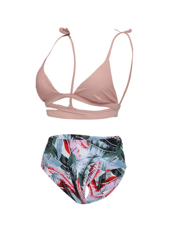 Светло-розовый летний купальник No Brand