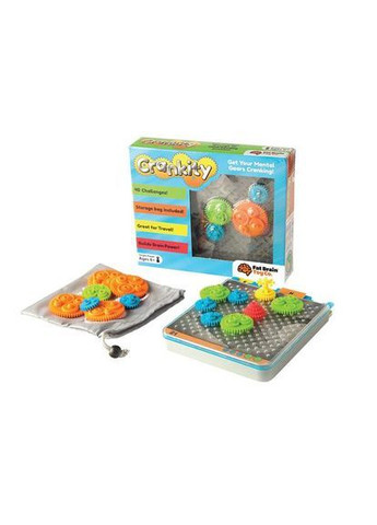 Гра-головоломка Crankity Різнокольорові шестерні () Fat Brain Toys FA140-1 (372129417)