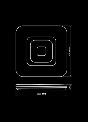 Светильник светодиодный SMART SMLS25-80 3000-6000K 80Вт с д/у (00-00020336) BIOM (315138472)