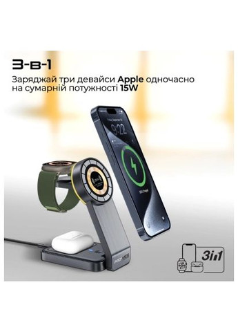 Зарядний пристрій (transfold) Promate wireless charger transfold (370016661)