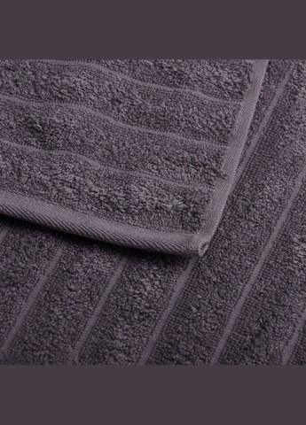 IDEIA полотенце махровое 50х80 волна плотность 500 г/м2 серый хлопок серый производство - Узбекистан