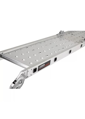 Алюминиевая лестница-трансформер STANDARD (4х3 ступени) двусторонняя расставная (20133) Ladder (295036384)