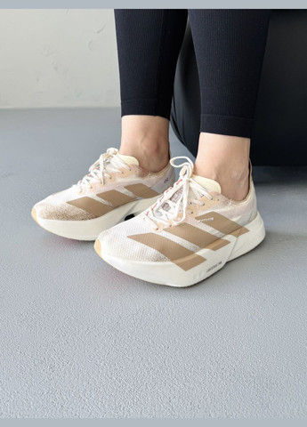 Кроссовки женские Adidas Adizero EVO SL Gold Pink | Адидас Адизеро ЭВО золотые No Brand золотые демисезоны (341485849)