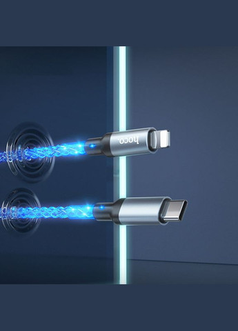 Кабель для зарядки Lightning Type-C для iphone / дріт, шнур тайп сі на лайтнінг зарядний кабель для айфона 1м Hoco (356098752)