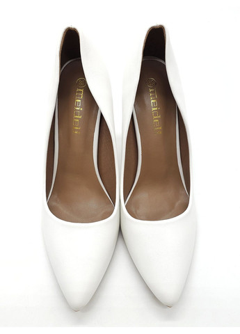 Жіночі туфлі білі екошкіра MD-16-11 25 см (р) Mei De Li (260061007)