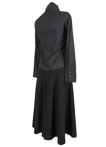 Чорна жіноча чорна блузка з орнаментом чорний Forza Viva