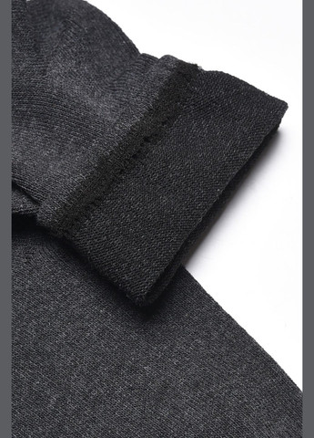 Темно-сірі шкарпетки чоловічі демісезонні темно-сірого кольору Let's Shop однотонні (299684776)