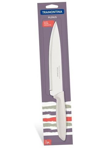 Нож Chef Plenus Light Grey 203 мм 23426/138 Tramontina (292310857)