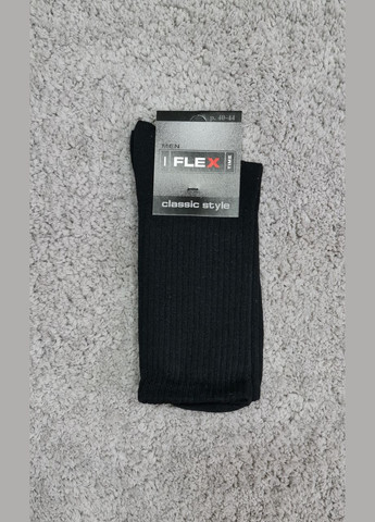 Шкарпетки чоловічі високі однотонні спортивні чорні, білі, сірі чорний Flex (318678883)