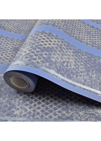 Шпалери флізелінові 0.53 × 10.05 м 58641, сині — для спальні, вітальні, кабінету MARBURG (368895897)