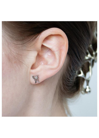 Набір міні сережок 3 пари мінімалістичні з метеликами серцями кристалами казкові пусети 6 штук fairycore гвоздики фентезі y2k No Brand (358936023)