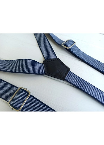 Синие подтяжки в полоску Major Style (357206621)