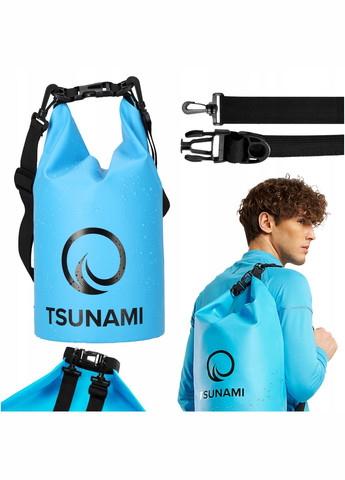 Гермомішок Dry Pack 5 л водозахисний Sky Blue () TSUNAMI P-5905973400060 (291302724)