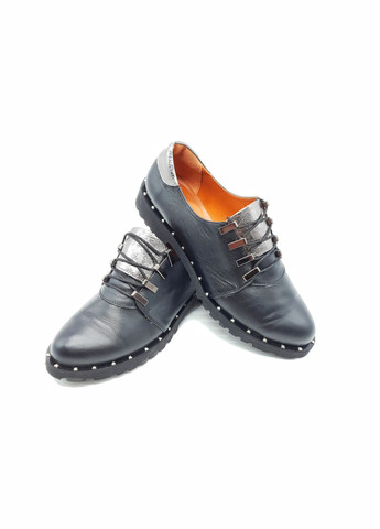 Женские туфли черные кожаные FS-15-13 26 см (р) Foot Step