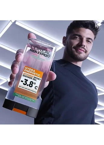 Гель для душа Men Expert Hydra Energetic Extreme Sport Shower Gel 300ml (1333806-7276702) L'Oreal Paris (368645104)