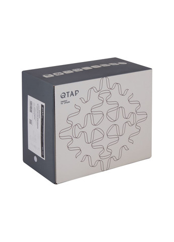 Змішувач для раковини Gemini (з гігієнічним душем) Chrome/White Qtap QTGEM272CRW45691 (346492727)