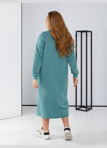 М'ятна повсякденний, кежуал жіноча сукня у спортивному стилі Style Point з написами