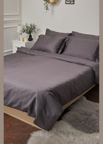 Комплект постільної білизни King Size 220x240 наволочки 4х70х70 Satin Premium (MS-820000389) Moon&Star Rain Cloud (284416000)