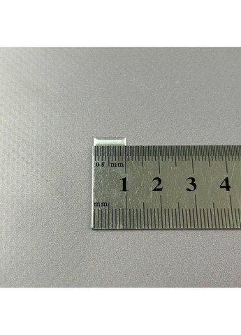 10г - металлостразы термоклеевые, прямоугольник 3х10 мм - серебро матовое Plus-plus (352745275)