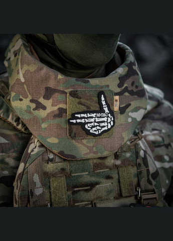 Нашивка Skeleton shooter (вишивка) Black M-TAC (315047809)