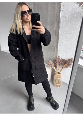 Черный демисезонный кардиган No Brand