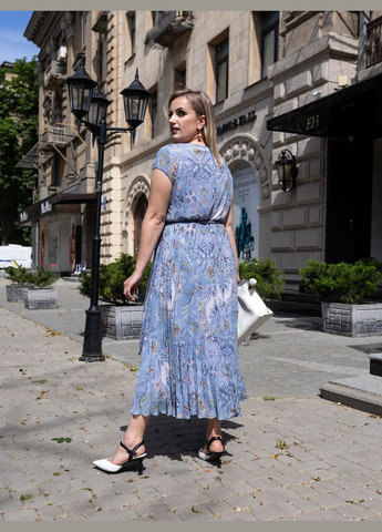 Блакитна вечірня сукня емілія блакитний к.к. 0475 Vlavi